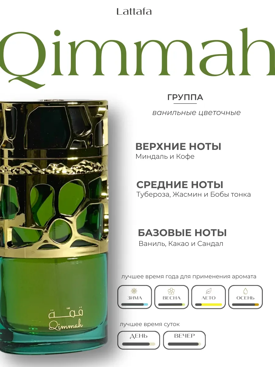 Духи женские арабские Qimmah Women - миниатюра 2