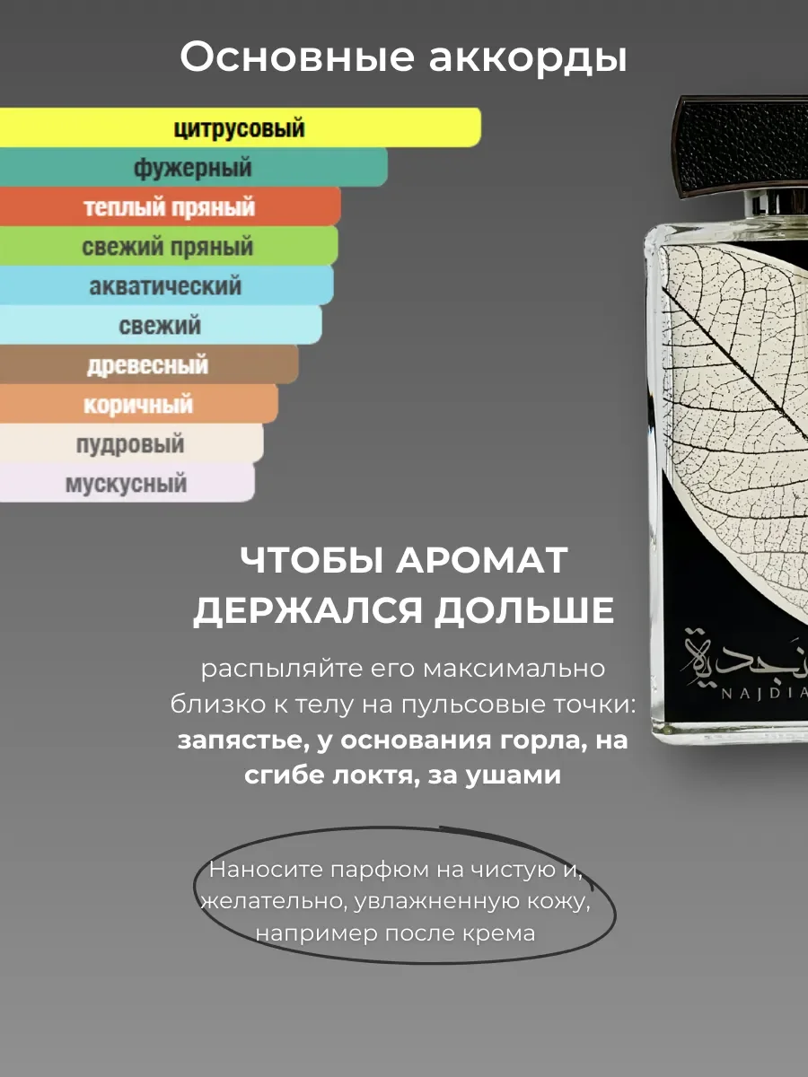Духи мужские арабские Najdia - миниатюра 3