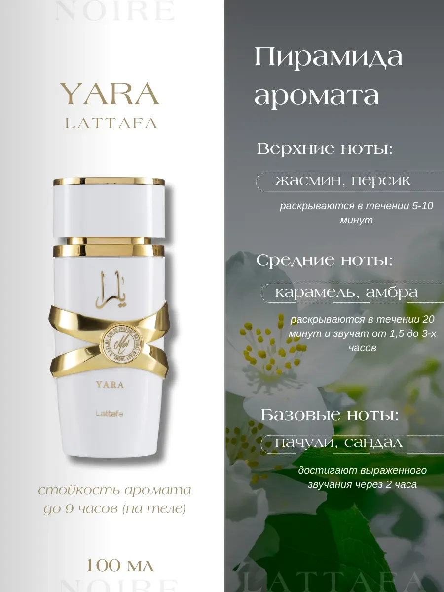 Духи женские арабские YARA MOI 100 мл - миниатюра 2