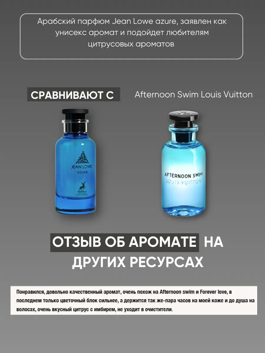 Духи арабские JEAN LOWE azure - миниатюра 5