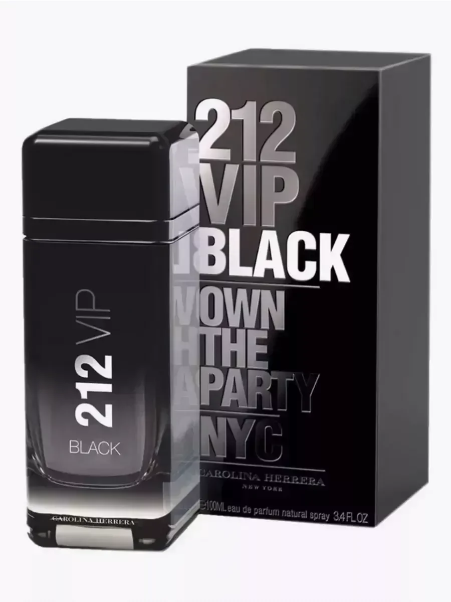 Духи Каролина Херера 212 VIP Black 100мл - миниатюра 2