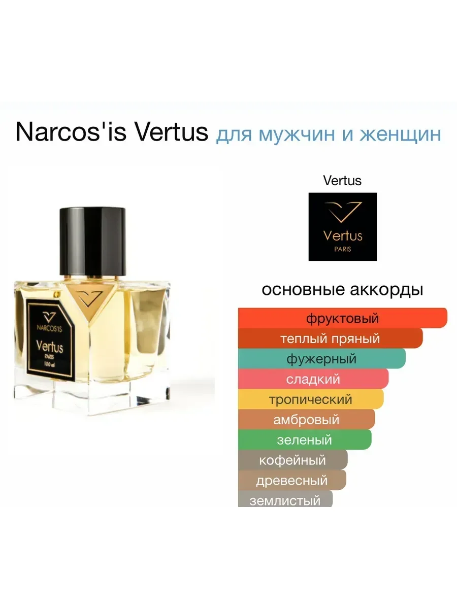 Narcos'is Vertus 65 мл духи тестер - миниатюра 2