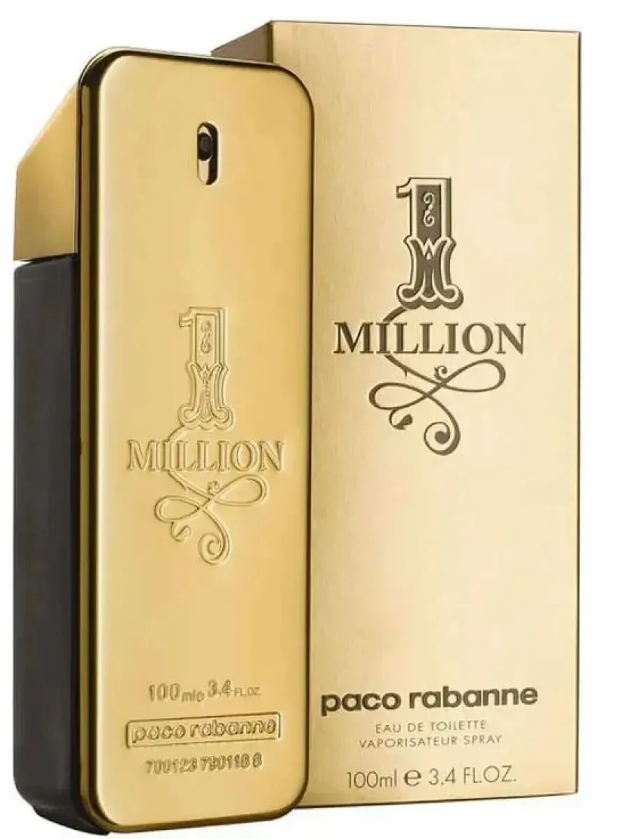 Туалетная вода Paco Rabanne 1 Million 100мл - миниатюра 2