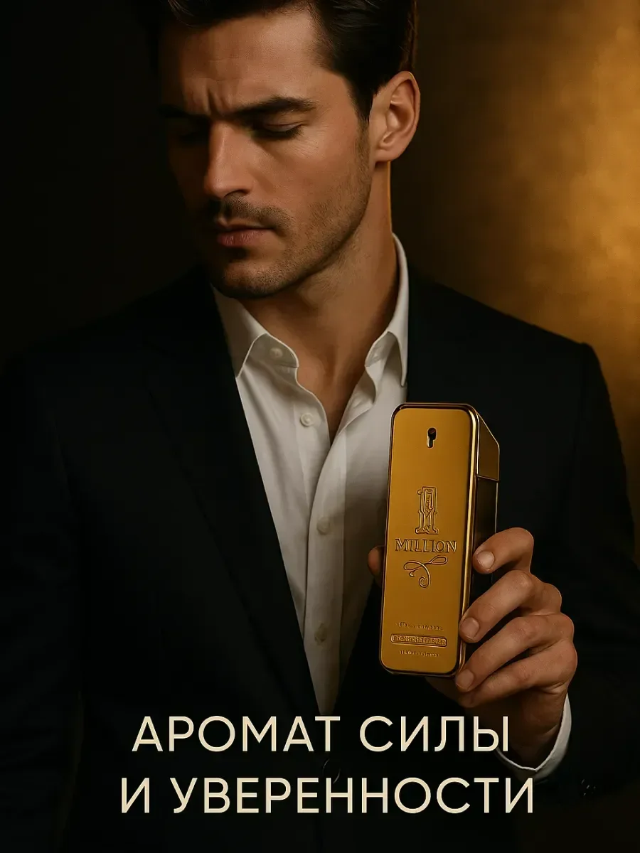 Духи мужские Paco Rabanne One Million Пако Рабанне 100 мл - миниатюра 3