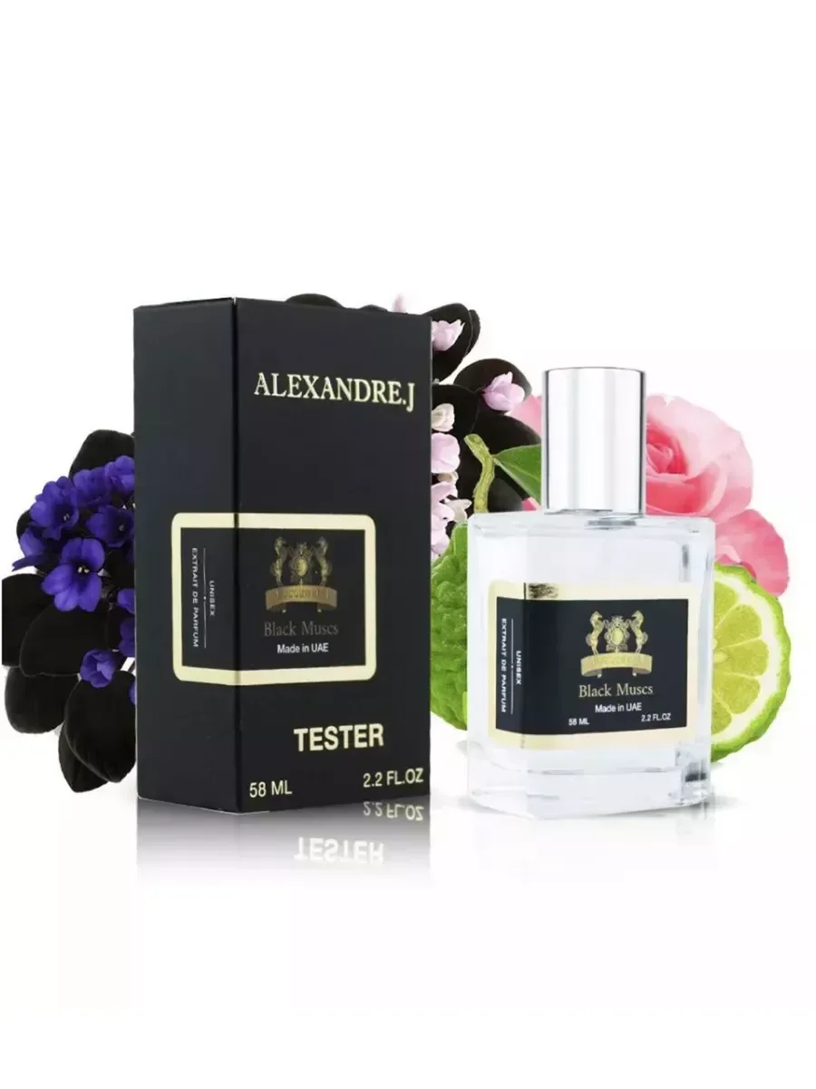 Мини парфюм Alexandre J Black Muscs 58 мл - миниатюра 2
