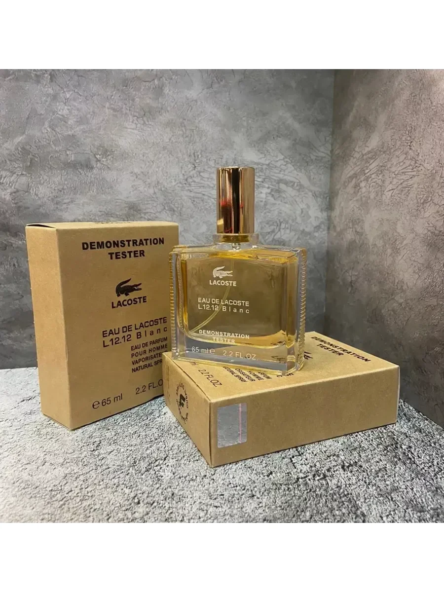 Eau de LACOSTE L.12.12 BlancДухи тестер65 мл - изображение 1