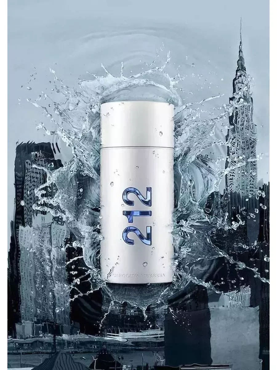 212 MEN NYC Carolina Herrera 100 мл духи - миниатюра 2