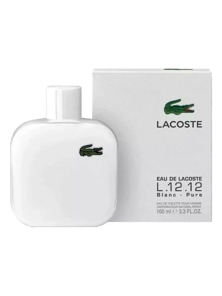 Духи мужские Lacoste L.12.12 Blanc-Pure 100мл - миниатюра 2