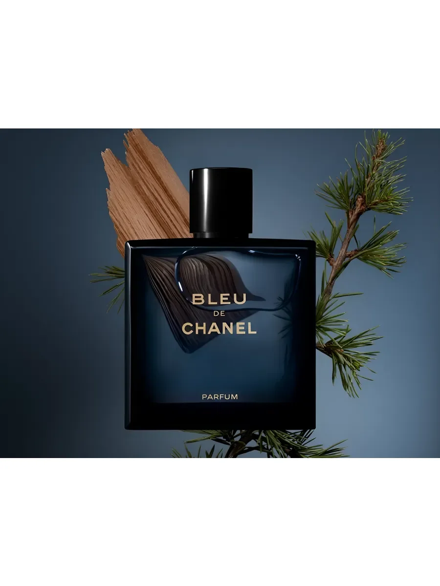 Духи мужские стойкие Bleu de Chanel Parfum 100м оригинал - миниатюра 4