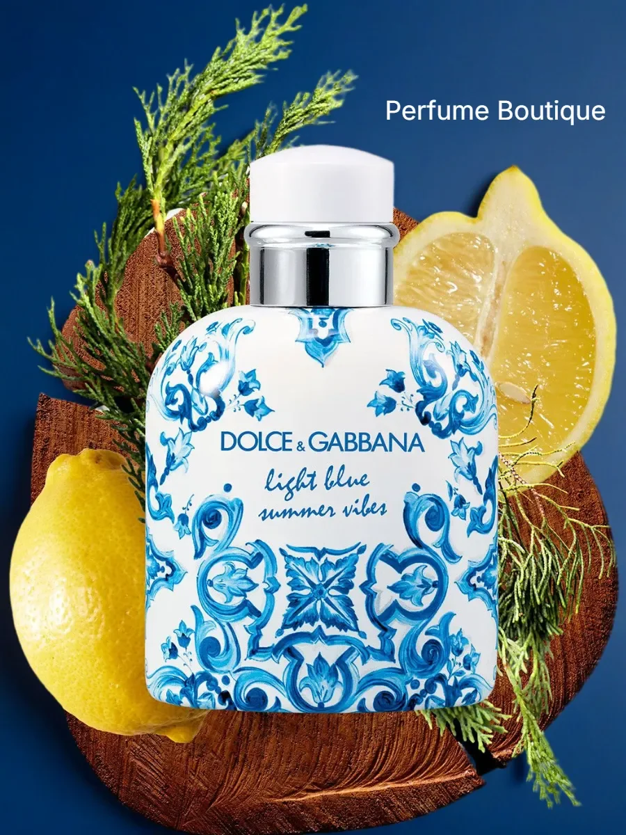Духи мужские dolce&gabbana light blue Summer Vibes 125ml - миниатюра 4