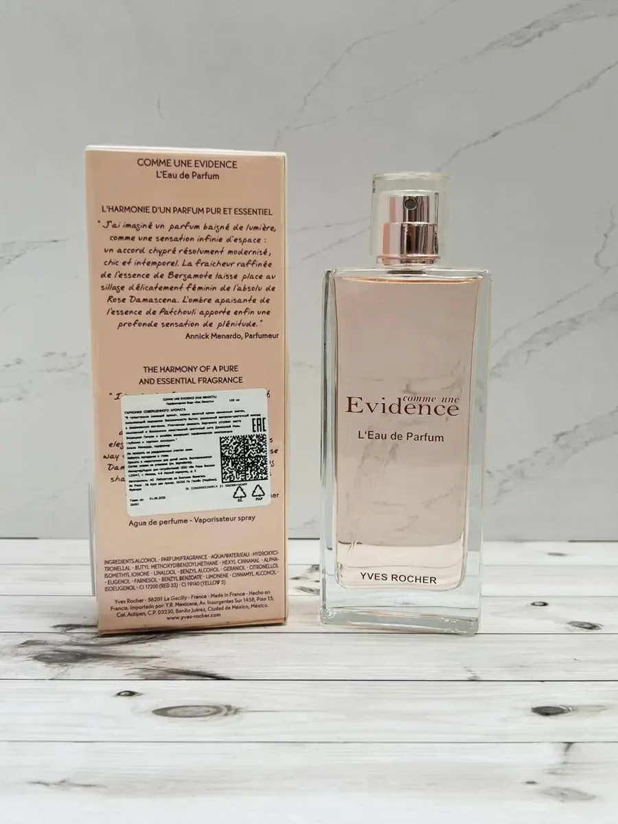 Evidence Comme une 100 мл эвиденс духи yves rocher - миниатюра 2