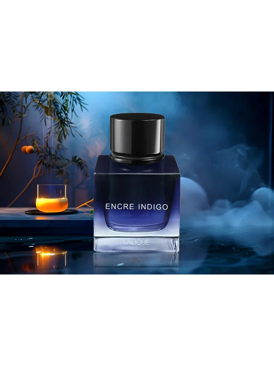 духи мужские стойкие Encre Indigo Лалик Энкре Индиго 100 мл - миниатюра 6