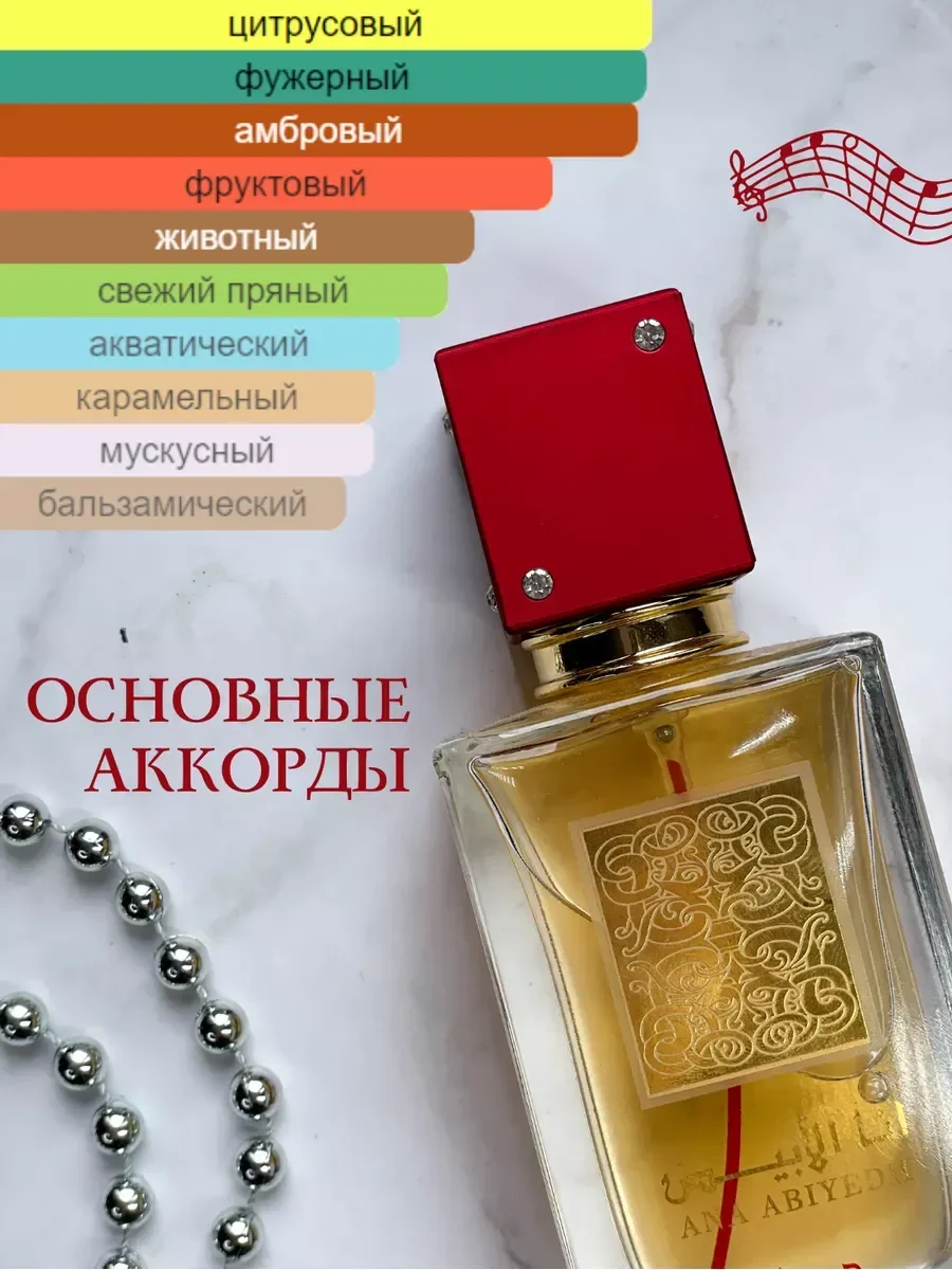 Духи арабские унисекс Ana Abiyedh Rouge от Латтафа 60 мл - миниатюра 3