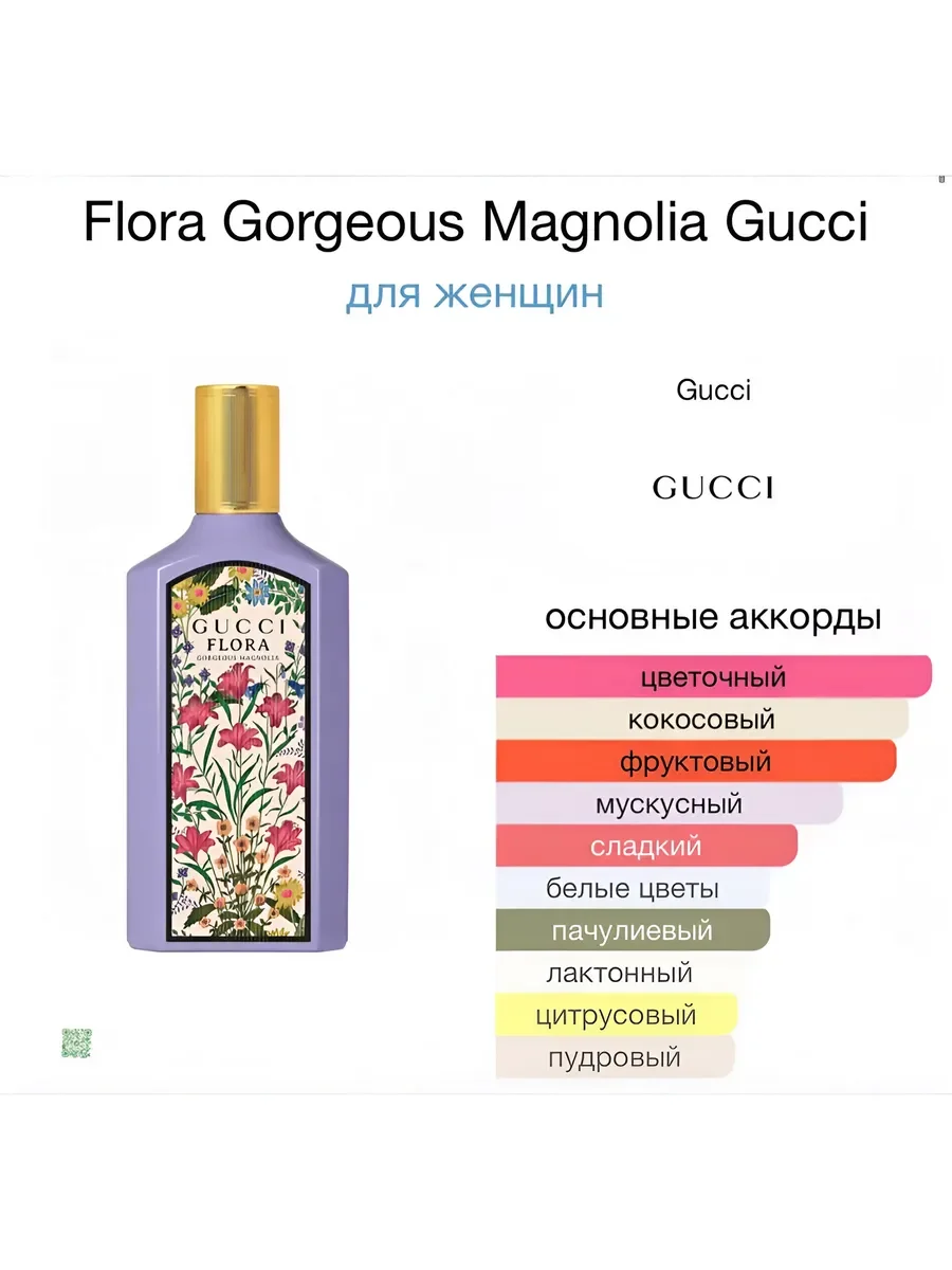 Духи женские Gucci Flora Magnolia 100 ML - миниатюра 4