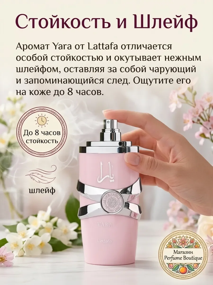 Духи арабские женские Yara от Латтафа 100мл оригинал - миниатюра 6