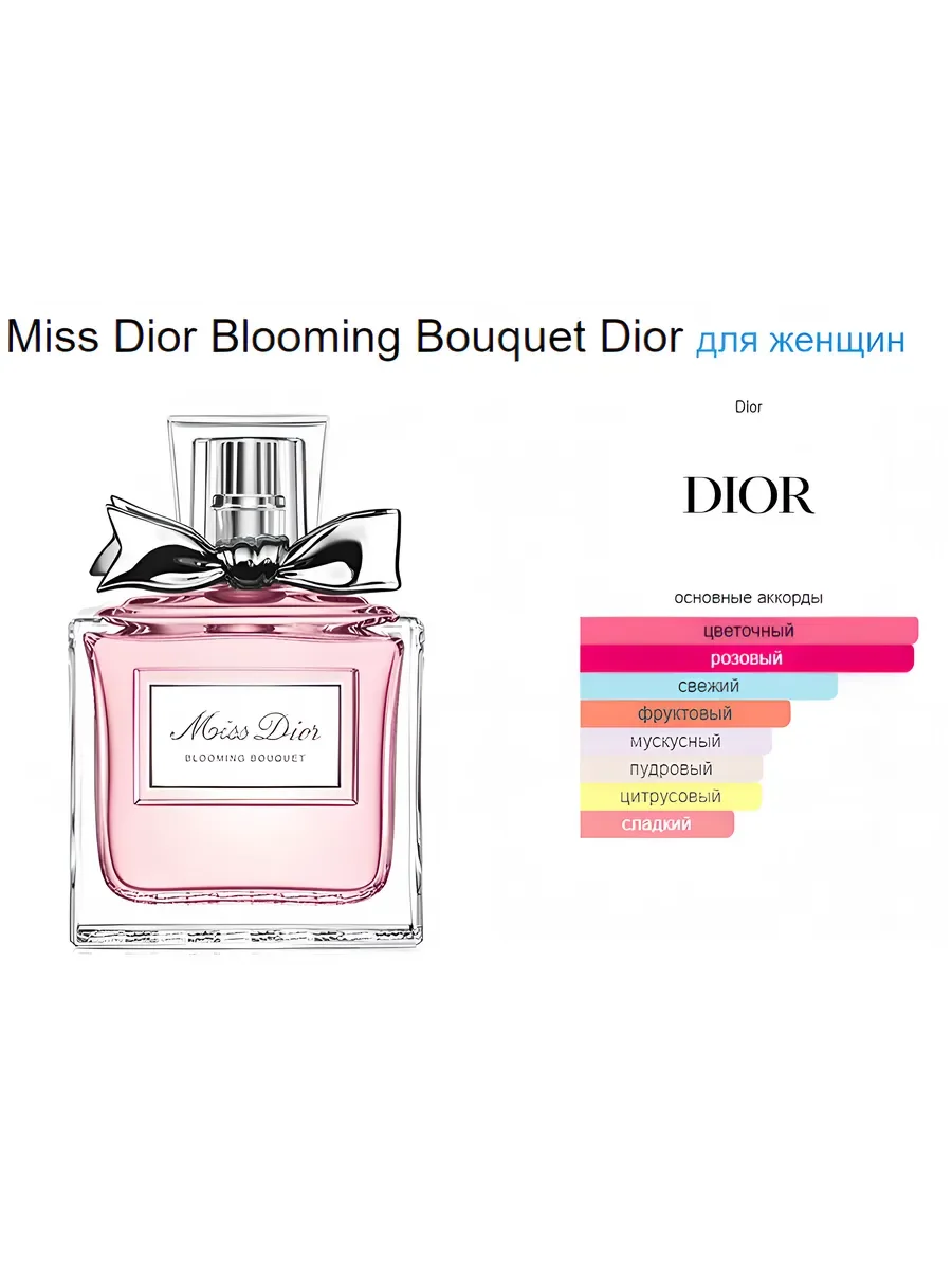 Духи женские Dior MISS BLOOMING BOUQUET 100мл - миниатюра 2