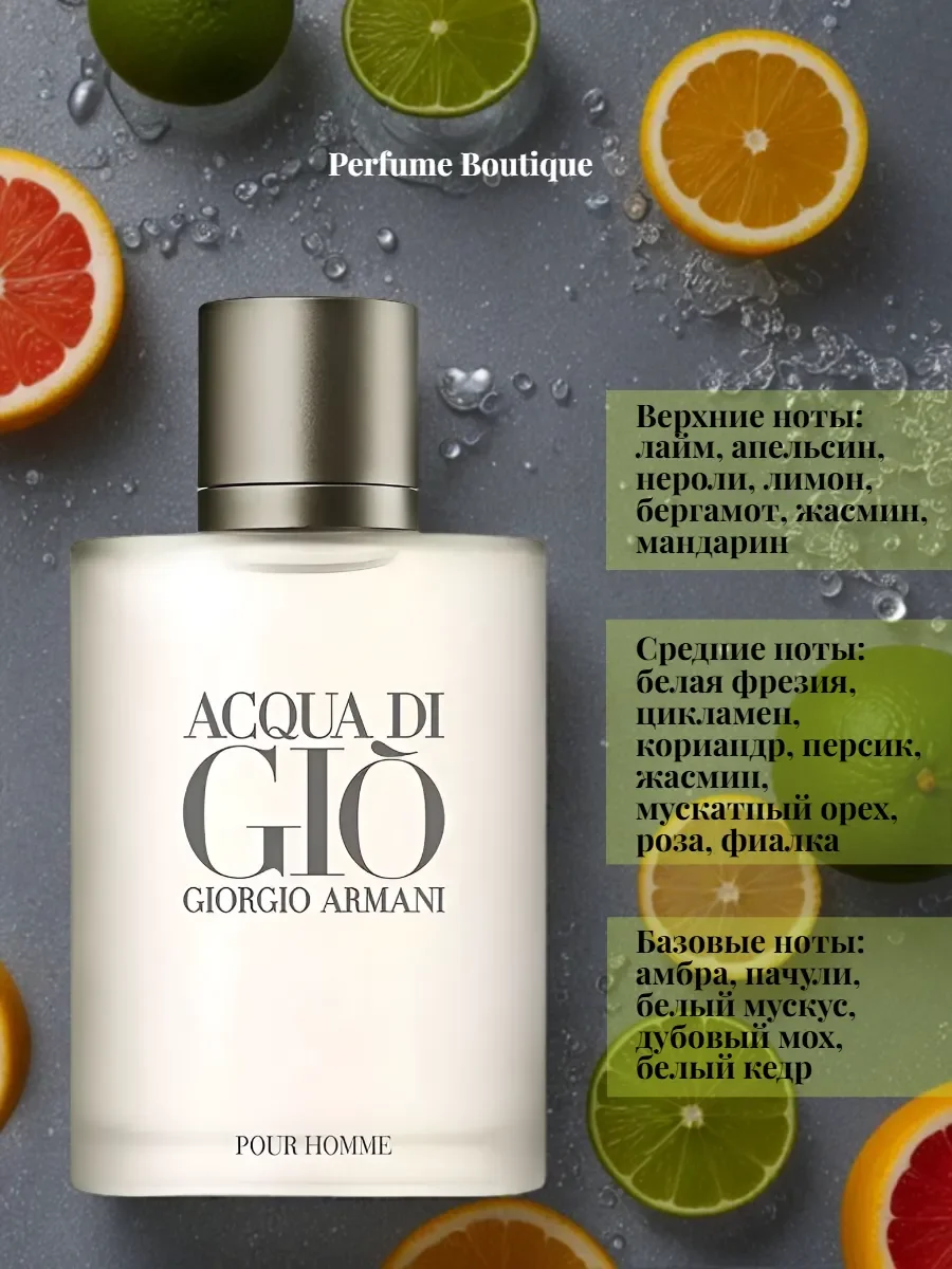 Духи мужские Giorgio Armani Acqua Di Gio Pour Homme 100 ml - миниатюра 2