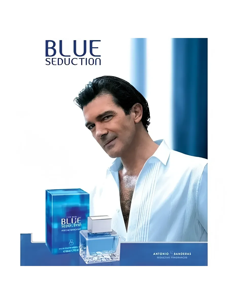 Духи мужские стойкие Antonio Banderas Blue Seduction 100 мл - миниатюра 2