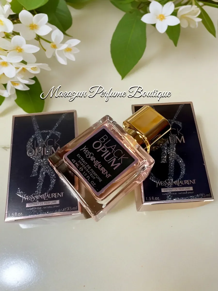 Духи женские стойкие YSL Black Opium 45 мл Ив сен Лоран - миниатюра 3