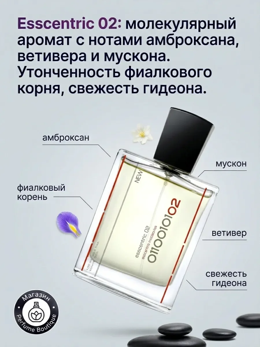 Духи Арабские унисекс стойкие Escentric Molecules 02 100 ml - миниатюра 2