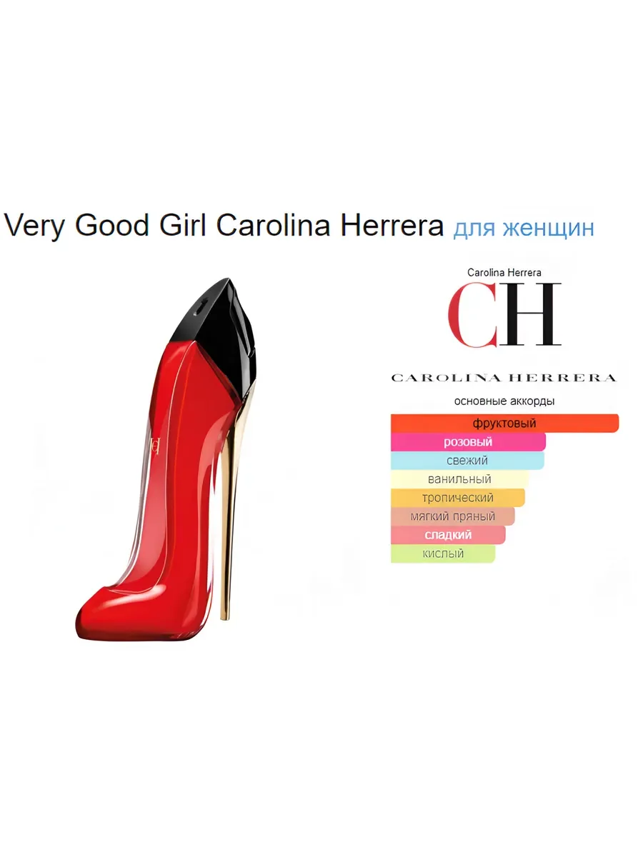 духи женские Very Good Girl Carolina Herrera 80 ml сладкие - миниатюра 3