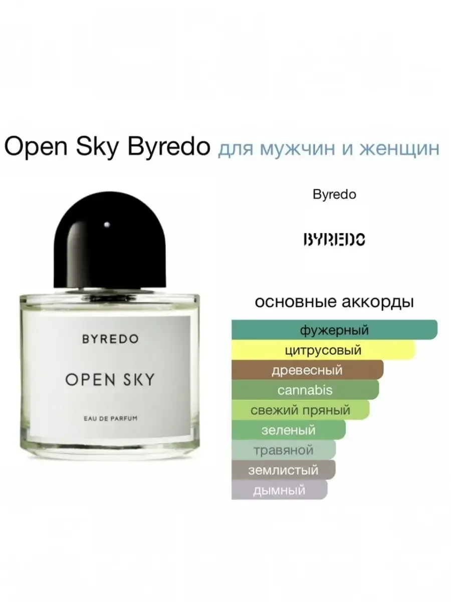 Духи унисекс Байредо Open Sky 100 мл - миниатюра 4