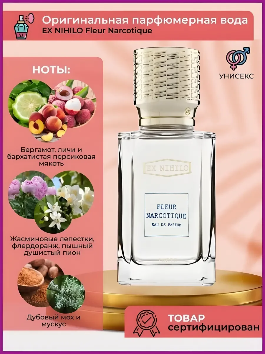 Духи унисекс Fleur Narcotique 100 мл - миниатюра 6