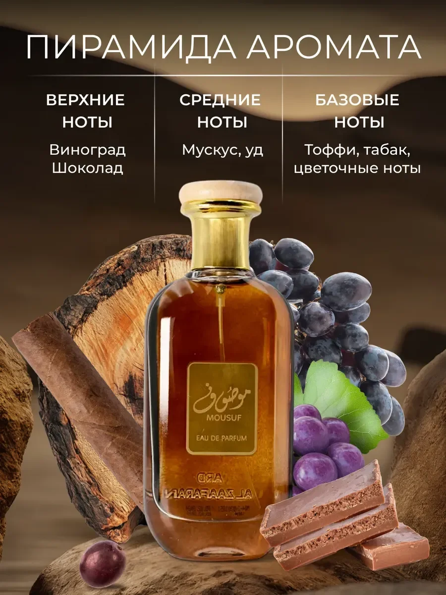 Духи арабские масляные Mousuf 100 мл оригинал - миниатюра 3