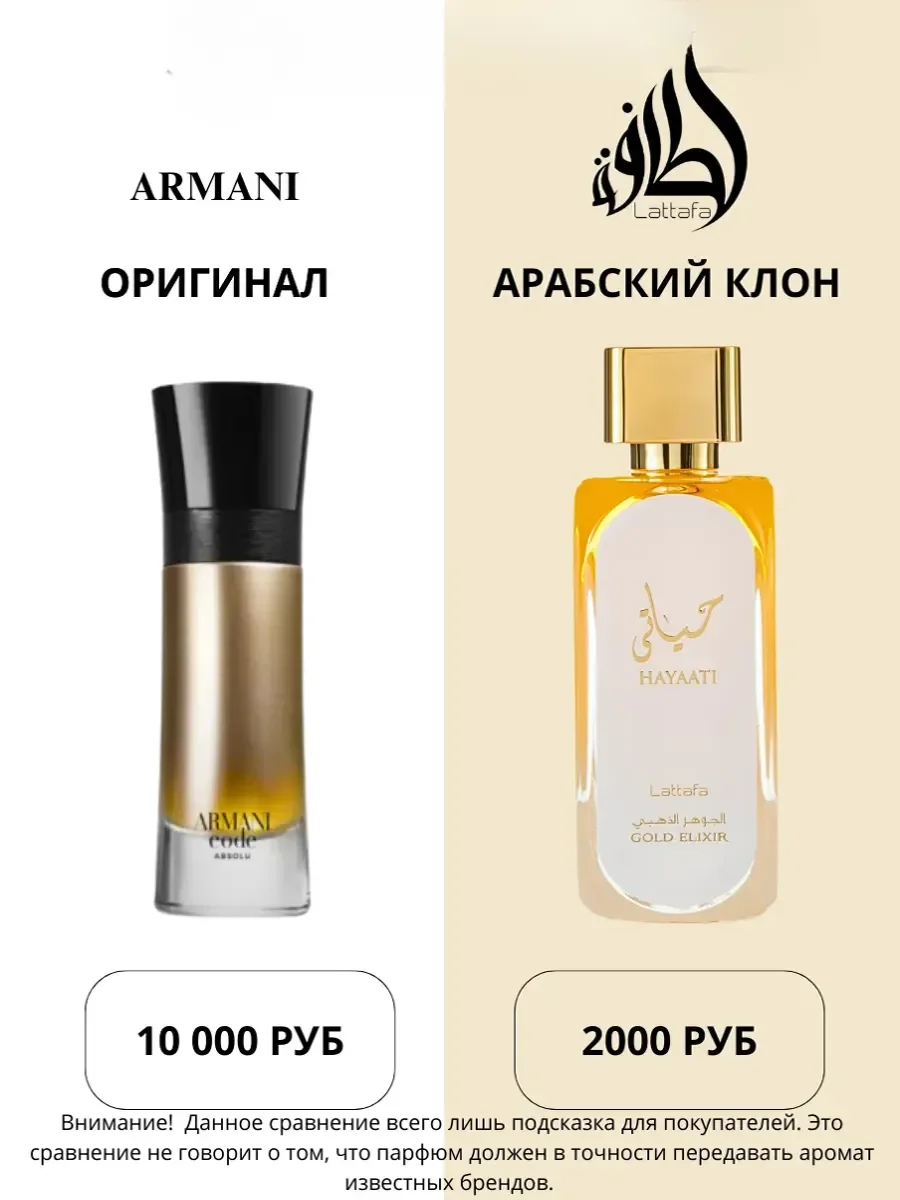 Духи арабские Hayaati Gold Elixir от Латтафа 100 мл - миниатюра 4