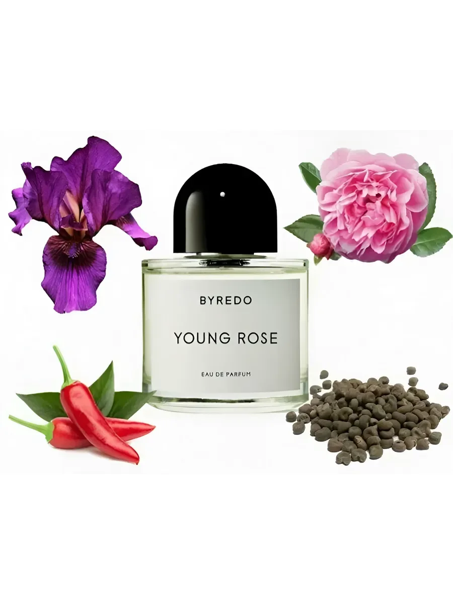 Духи унисекс BYREDO YOUNG ROUSE Байредо 100 мл стойкие - миниатюра 5