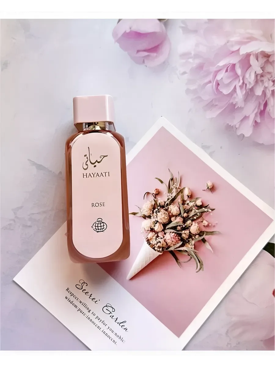 Духи женские Hayaati Rose хаяти арабские 100 мл - миниатюра 3
