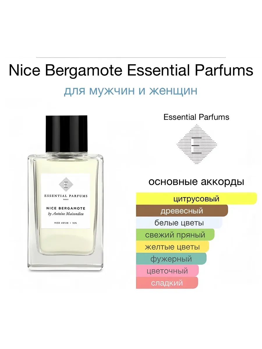 Духи унисекс Essential Parfums Nice Bergamote 100 ml - миниатюра 5