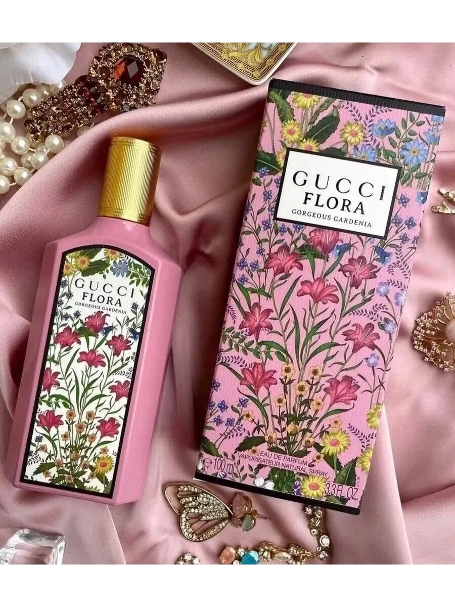 Духи женские стойкие GUCCI Flora Gorgeous Gardenia 100 ml - миниатюра 6
