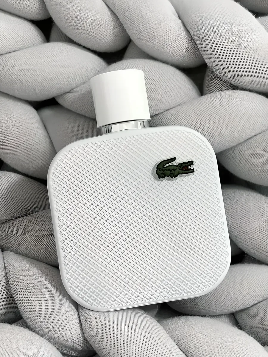 Духи мужские стойкие Lacoste white blanc 12.12 100 мл - миниатюра 2