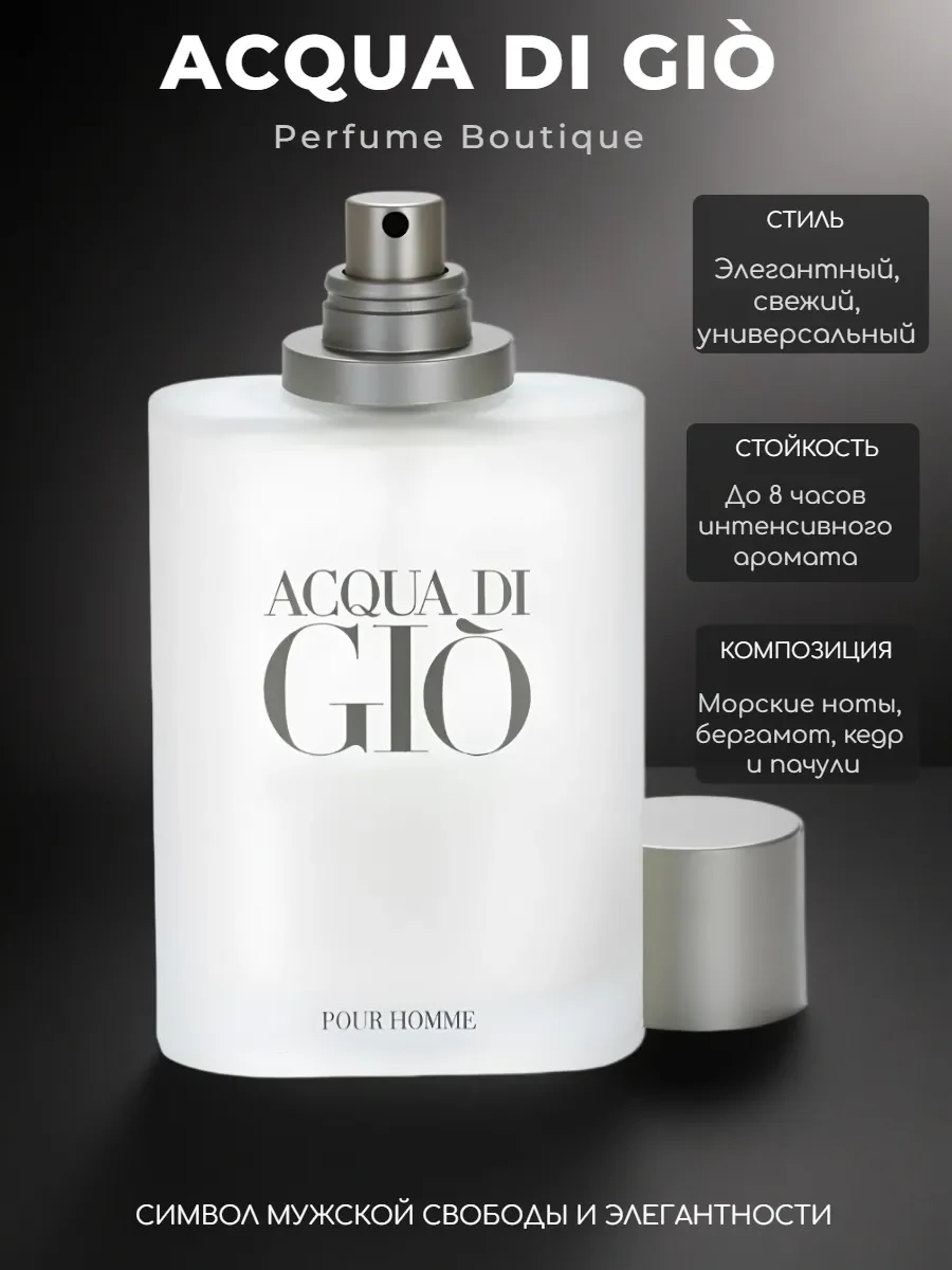 духи мужские Giorgio Armani Acqua di Gio аква ди джио 100 ml - миниатюра 4