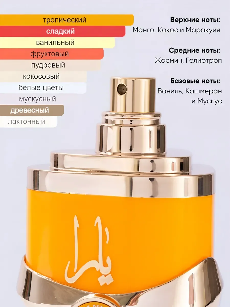Арабские женские духи стойкие Lattafa Yara Tous 50мл - миниатюра 4