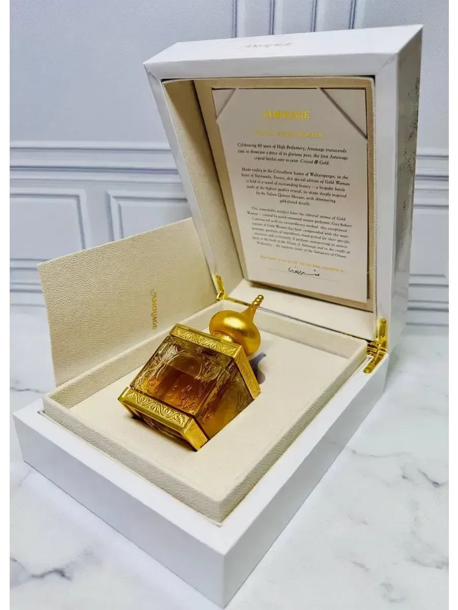 Женские духи Cristal & Gold Woman от Amouage 100 мл - миниатюра 2