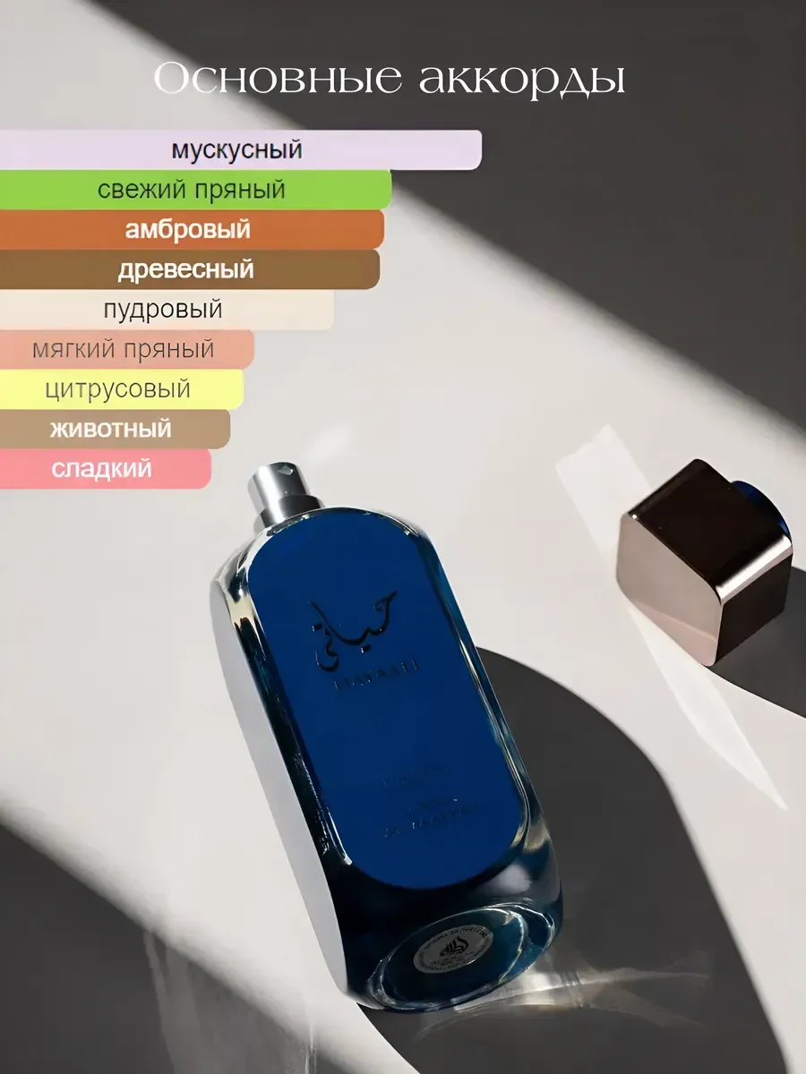Духи арабские мужские Hayaati Al Maleky от Латтафа 100 мл - миниатюра 4