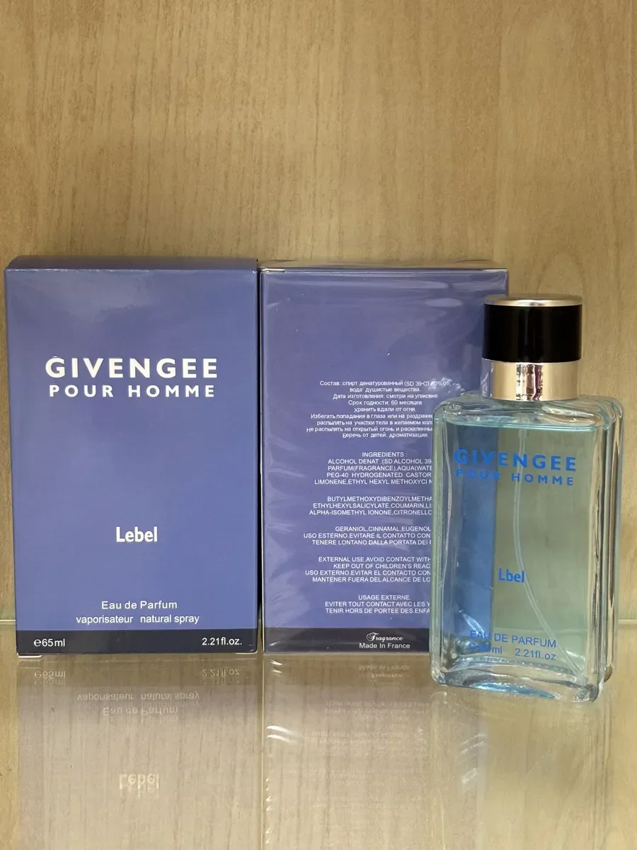 Духи мужское по мотивам Givenchy Blue Label 60 мл - миниатюра 3