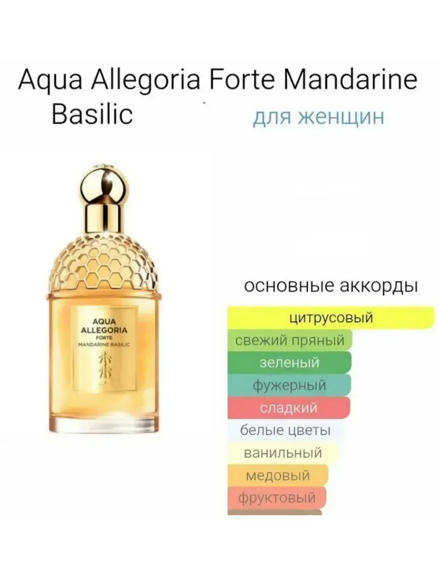 Духи женские GUERLAIN Aqua Allegoria Mandarine Basilic - миниатюра 2