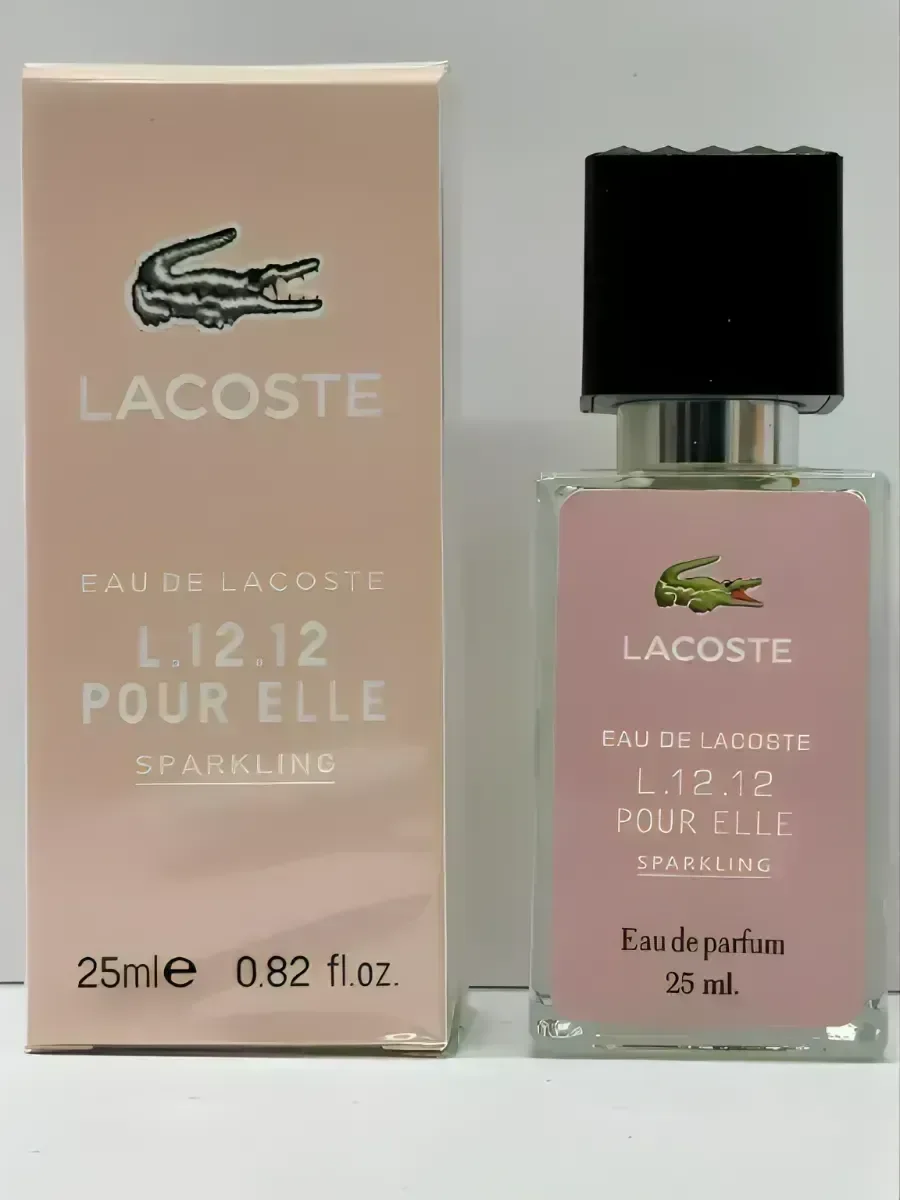Мини духи LACOSTE L.12.12 POUR ELLE SPARKLING 25мл - миниатюра 3