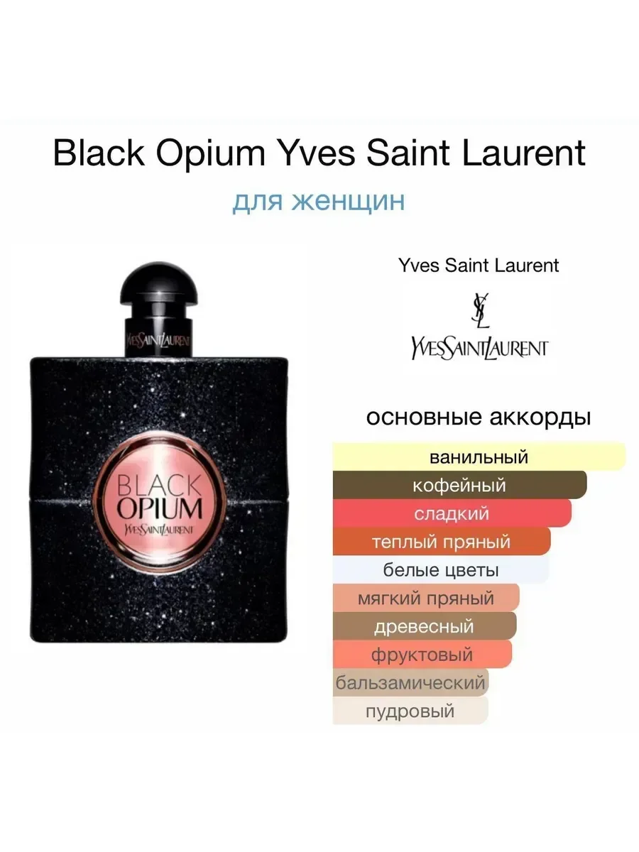 Духи Yves Saint Laurent Black Opium Блэк Опиум 100 мл - миниатюра 2