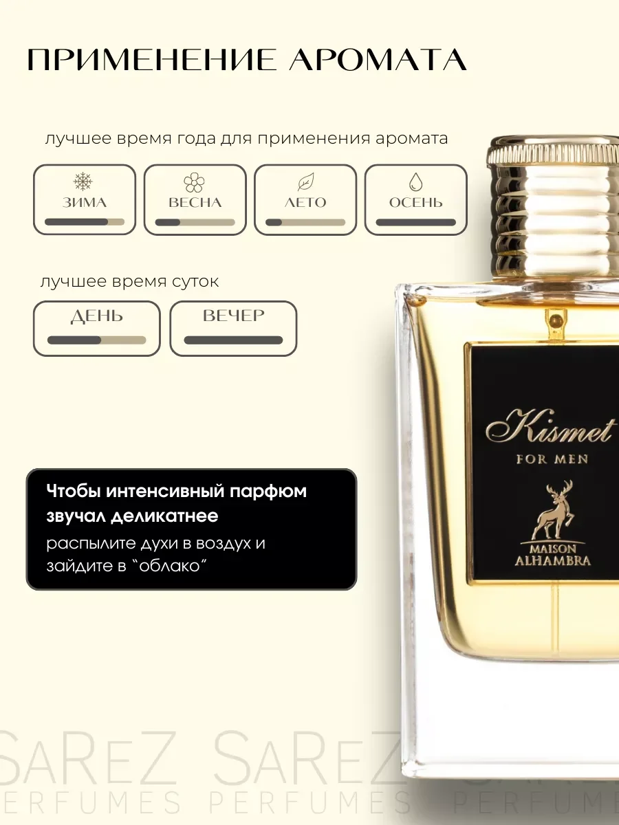 Духи мужские Kismet for men 100 мл - миниатюра 4