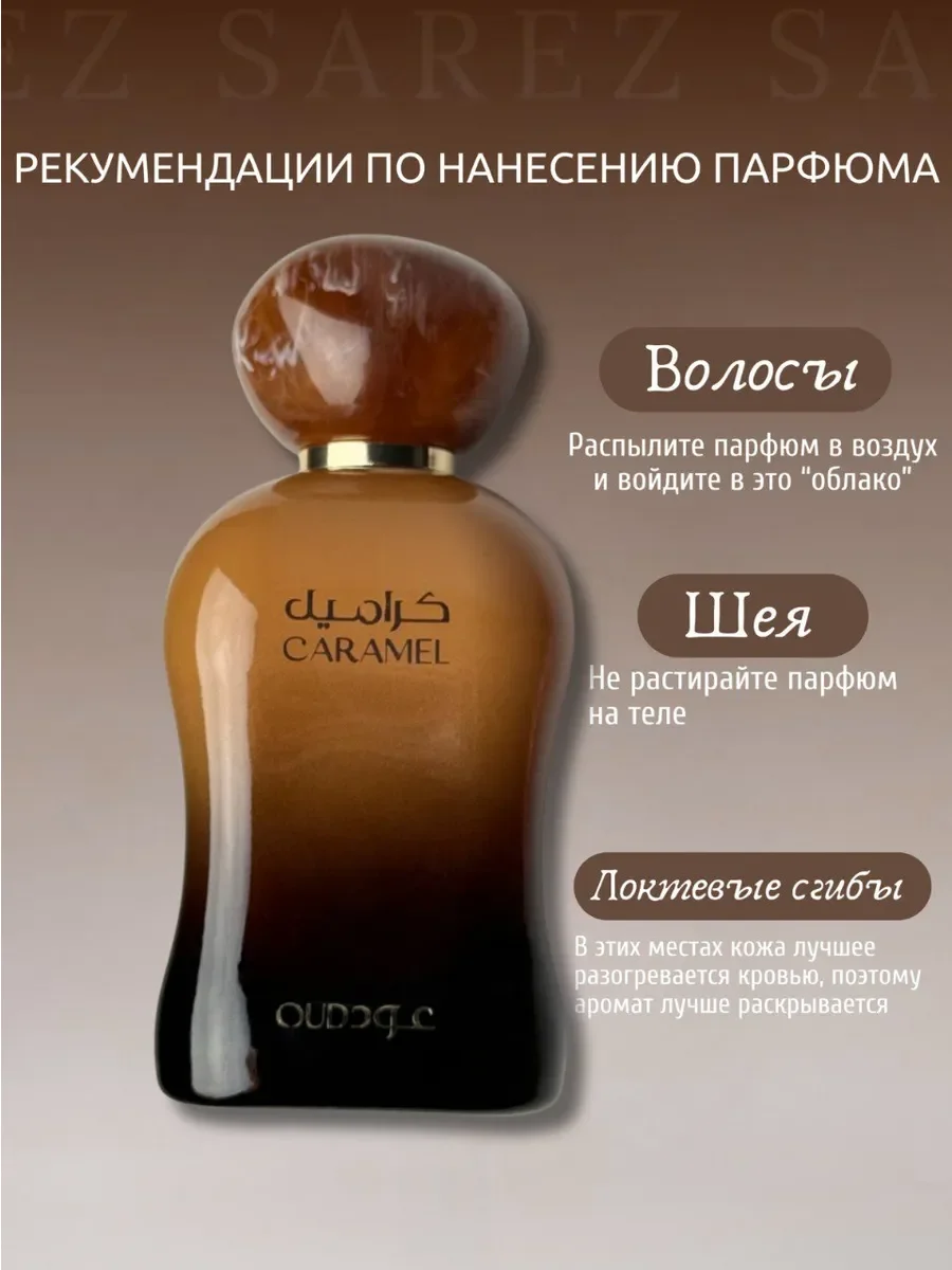 Парфюмерная вода унисекс CARAMEL Oud - миниатюра 6