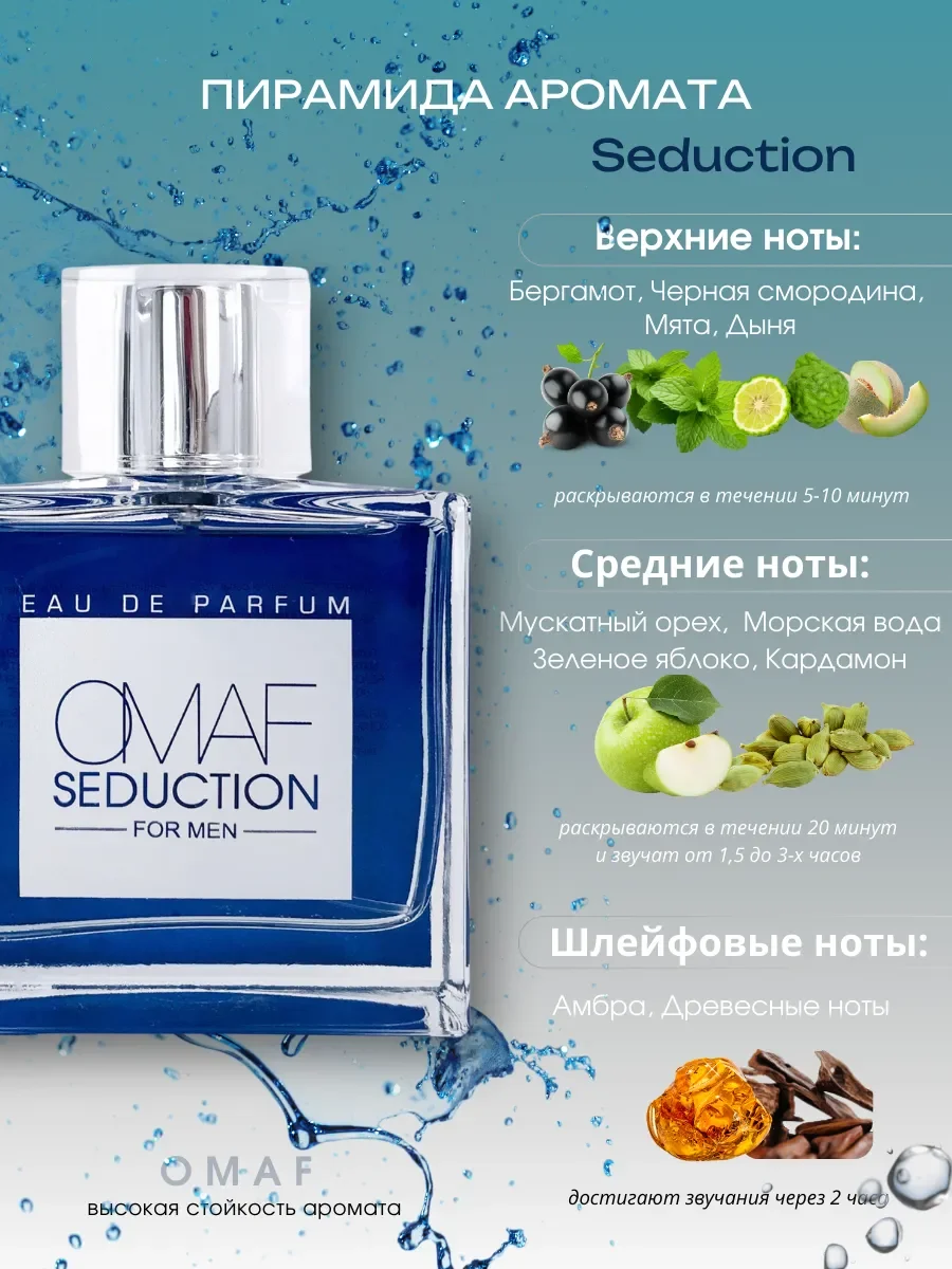 Духи мужские Omaf Seduction - миниатюра 2