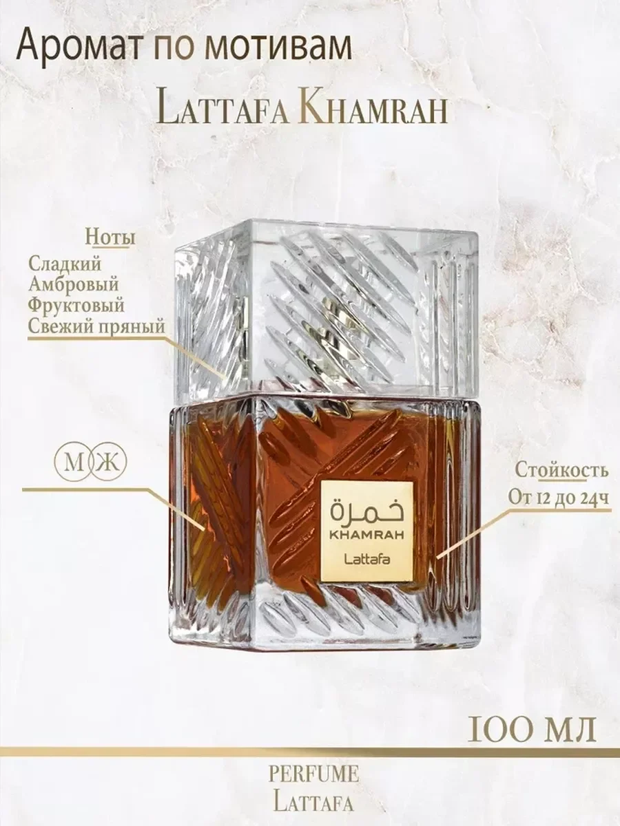 Духи унисекс Lattafa Khamrah - миниатюра 3