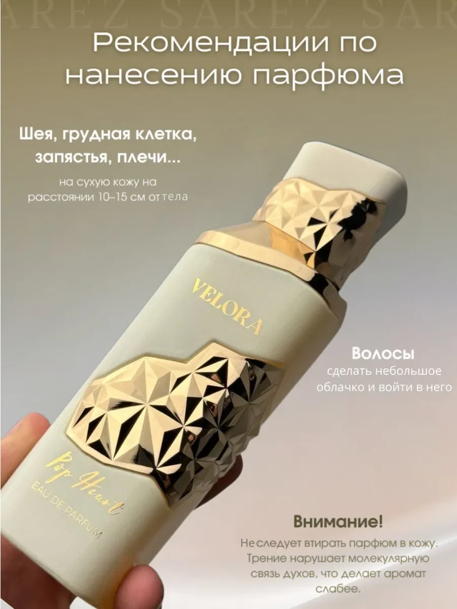Парфюмерная вода унисекс Veloria Pop Heart - миниатюра 6