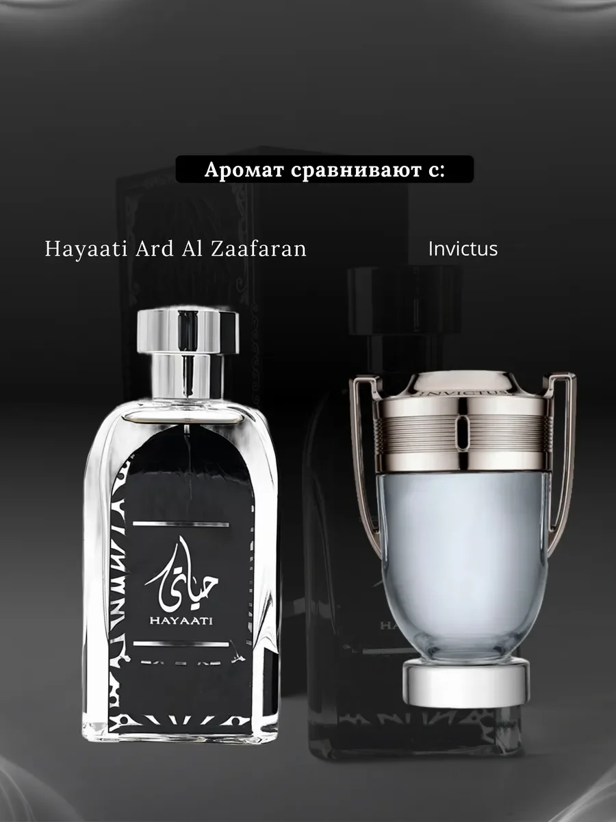 Духи мужские арабские Hayaati Ard Al Zaafaran - миниатюра 3