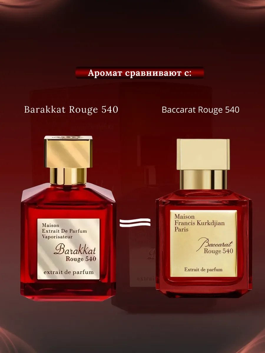 Духи женские арабские БАКАРАТ 540 красный - миниатюра 3