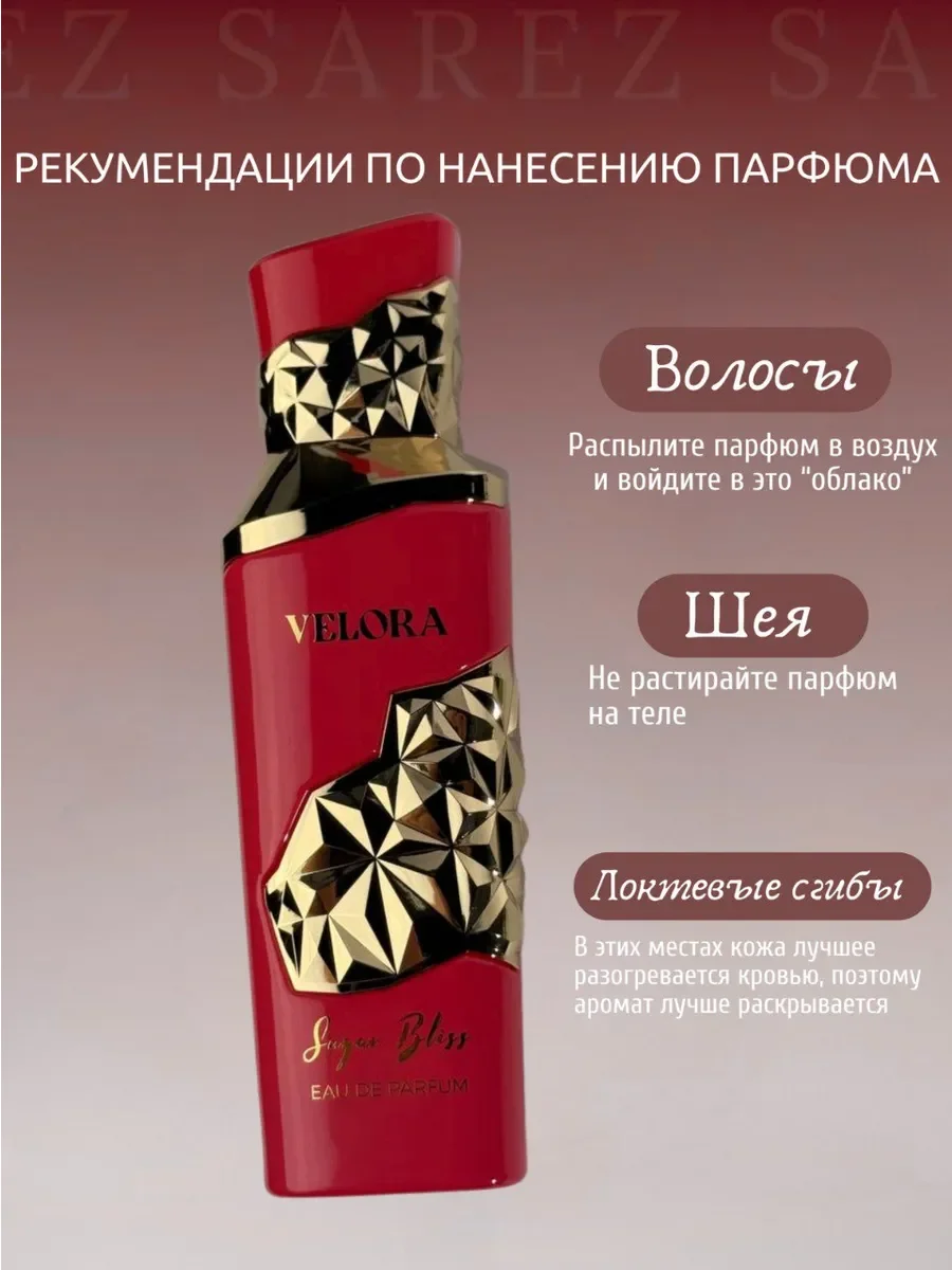 Парфюмерная вода унисекс Veloria Sugar Bliss Eau de Parfum - миниатюра 8